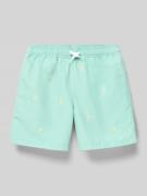 Polo Ralph Lauren Teens Badeshorts mit Allover-Stickerei Modell 'TRAVE...