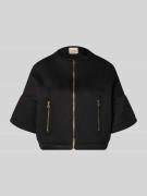 Rinascimento Jacke mit 1/2-Arm und Reißverschlusstaschen in Black, Grö...