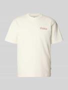 Dickies T-Shirt mit Label-Print Modell 'FAIRLAWN' in Offwhite, Größe L