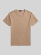 Polo Ralph Lauren Regular Fit T-Shirt aus reiner Baumwolle in Sand, Gr...