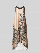 miss goodlife Midikleid aus Viskose mit Spitzenbesatz in Sand, Größe X...