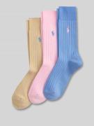 Polo Ralph Lauren Underwear Socken aus Baumwoll-Mix im 3er-Pack in Ros...
