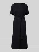 WHITE LABEL Midikleid mit Eingrifftaschen in Black, Größe 38