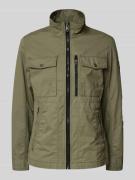 Tom Tailor Regular Fit Jacke aus reiner Baumwolle in Oliv, Größe L