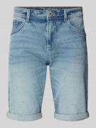 Tom Tailor Regular Fit Jeans Bermudas aus Baumwoll-Mix in Hellblau, Gr...