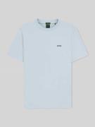 BOSS Green Regular Fit T-Shirt aus Baumwoll-Mix Modell 'TEE' in Aqua, ...