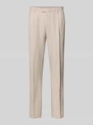 MCNEAL Anzughose mit Bügelfalten und Eingrifftaschen in Beige, Größe 1...