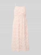 Selected Femme Midikleid mit Fransen Modell 'MYLINE' in Rosa, Größe 34