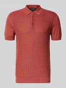 Strellson Regular Fit Poloshirt aus reiner Baumwolle in Rostrot, Größe...