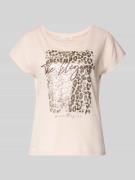 Christian Berg Woman Regular Fit T-Shirt aus Viskose-Mix mit Animal-Pr...