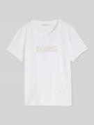 Tom Tailor Denim Regular Fit T-Shirt aus reiner Baumwolle in Weiss, Gr...