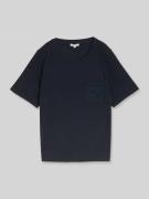 Tom Tailor Regular Fit T-Shirt aus reiner Baumwolle in Dunkelblau, Grö...