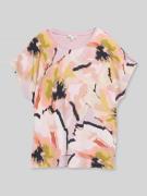 Tom Tailor Relaxed Fit T-Shirt aus Viskose in Rot, Größe L