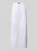 Marc Cain Wide Fit Stoffhose mit aufgesetzten Taschen in Weiss, Größe ...