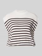 Windsor Strickshirt aus Seide-Baumwoll-Mix mit Rundhalsausschnitt in O...