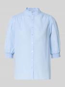 Soyaconcept Regular Fit Bluse mit Stehkragen Modell 'CALISTE' in Hellb...