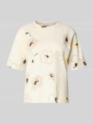 JAKE*S STUDIO WOMAN T-Shirt im Allover-Look mit Rundhalsausschnitt in ...