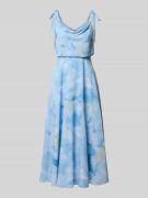 Jake*s Cocktail Knielanges Cocktailkleid mit floralem Allover-Print in...