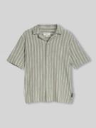 Tom Tailor Denim Relaxed Fit Freizeithemd aus Baumwoll-Leinen-Mix in O...