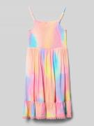 Happy Girls Regular Fit Kleid aus reiner Viskose mit Smok-Optik in Fli...