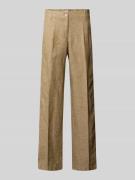 Brax Regular Fit Leinenhose mit Galonstreifen Modell 'MAINE' in Beige,...