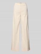 SEDUCTIVE Hose mit Bügelfalten und Eingrifftaschen in Beige, Größe 34