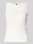Vero Moda Regular Fit Top mit Baumwoll-Anteil Modell 'VIVIAN' in Offwh...