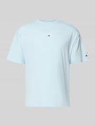 Tommy Hilfiger Regular Fit T-Shirt mit Label-Schriftzug aus reiner Bau...