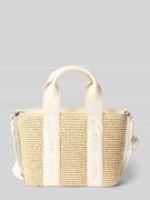 HUGO Henkeltasche aus Papier Modell 'BECKY ST_MINI TOTE' in Ecru, Größ...