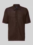 Jack & Jones Premium Regular Fit Freizeithemd in Strick-Optik Modell '...