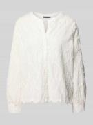 Betty Barclay Regular Fit Bluse mit Stitchings in Offwhite, Größe 36