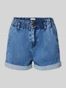 Apricot Straight Fit Shorts in Denim-Optik mit Viskose-Anteil in Blau,...