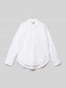 Garcia Hemdbluse mit Knopfleiste in Offwhite, Größe 176