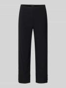 STEHMANN Caprihose aus Viskose-Mix Modell 'Ina' in Black, Größe 34