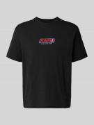 Tommy Jeans Regular Fit T-Shirt aus reiner Baumwolle in Black, Größe L