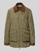 WHITE LABEL Jacke mit Steppnähten in Khaki, Größe 40