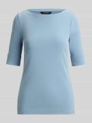 Lauren Ralph Lauren Slim Fit T-Shirt aus reiner Baumwolle in Hellblau,...