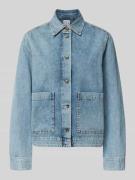Emily Van den Bergh Jeansjacke mit aufgesetzten Taschen in Hellblau, G...
