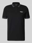 s.Oliver RED LABEL Regular Fit Poloshirt aus Baumwoll-Mix in Black, Gr...