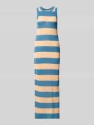 Lacoste Enganliegendes Strickkleid aus reiner Baumwolle in Jeansblau, ...