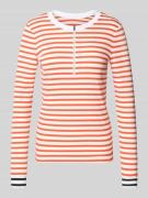 Marc Cain Longsleeve mit Rundhalsausschnitt und Reißverschluss in Kora...