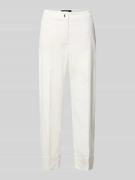 Marc Cain Relaxed Fit Hose mit Eingrifftaschen in Offwhite, Größe 34