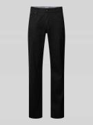Brax Regular Fit Stoffhose aus Baumwoll-Leinen-Mix Modell 'CADIZ' in B...