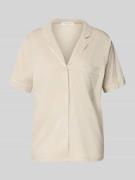 Christian Berg Woman Pyjama-Oberteil mit Reverskragen und Brusttasche ...