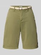 s.Oliver RED LABEL Regular Fit Bermudas aus Baumwoll-Mix in Khaki, Grö...