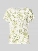 s.Oliver RED LABEL Relaxed Fit T-Shirt aus weichem Viskose-Mix in Weis...