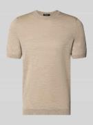 MAERZ Muenchen Strickshirt mit Rundhalsausschnitt in Beige, Größe 48
