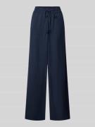 STEHMANN Leinenhose mit elastischem Bund Modell 'Roma' in Marine, Größ...