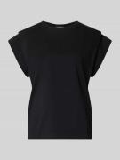 Bash T-Shirt mit Drapierungen Modell 'PIO' in Black, Größe M