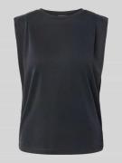 Jake*s Collection Top aus Modal-Mix mit Rundhalsausschnitt in Black, G...